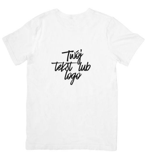 Personalizowana koszulka z własnym nadrukiem | Twój tekst lub logo