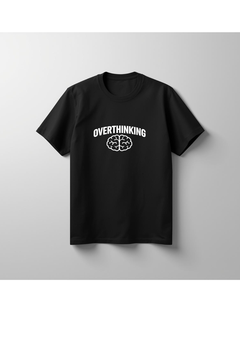 Overthinking – koszulka minimalistyczna