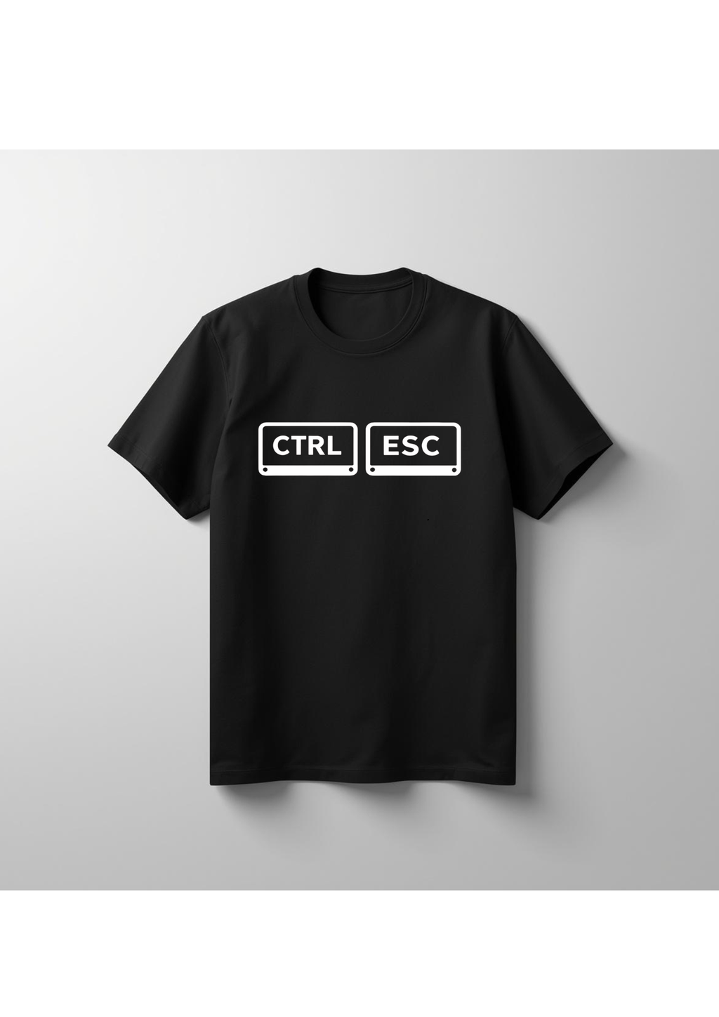 CTRL ESC – koszulka dla tych, którzy chcą uciec