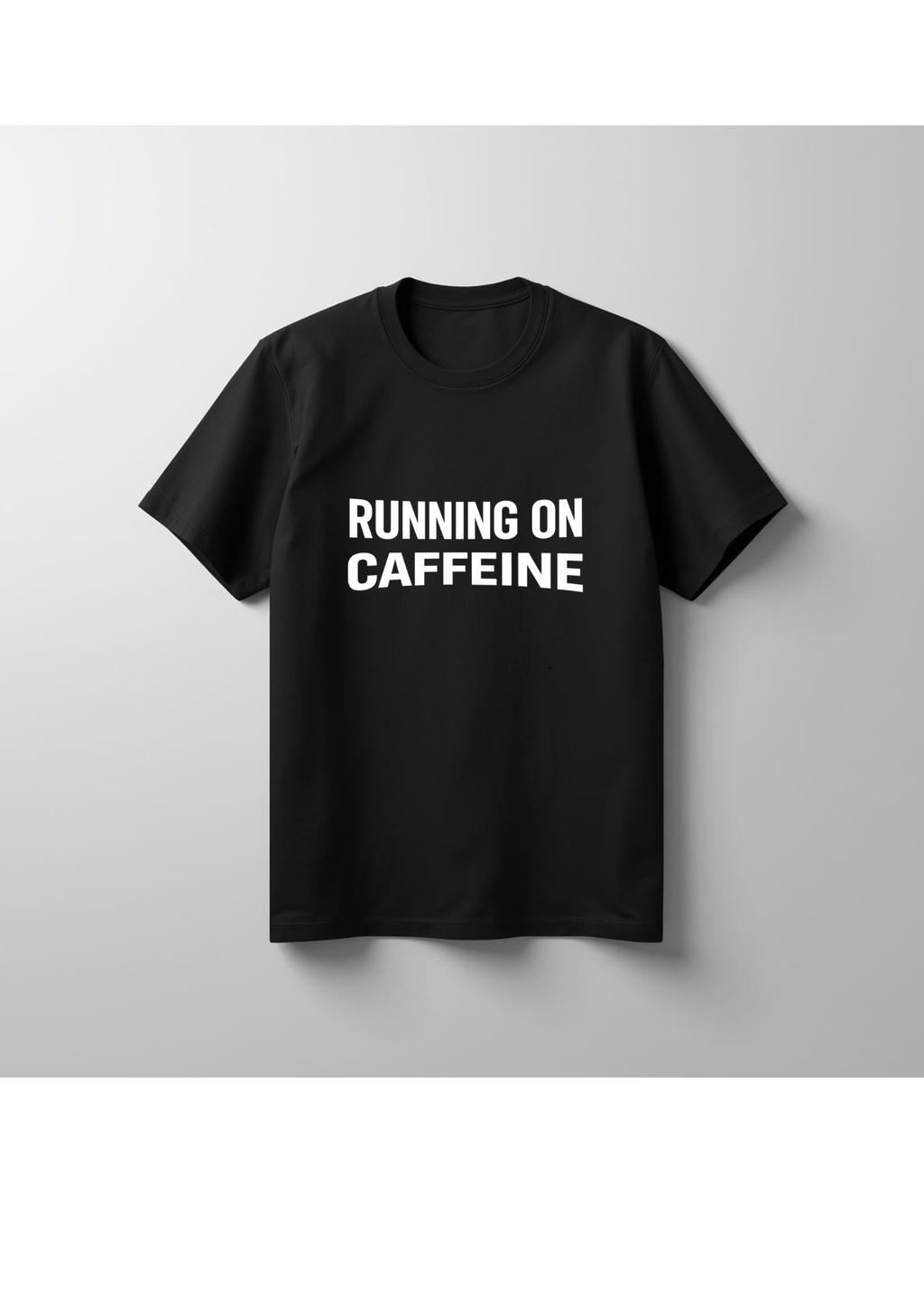 Running on Caffeine – koszulka dla fanów kawy
