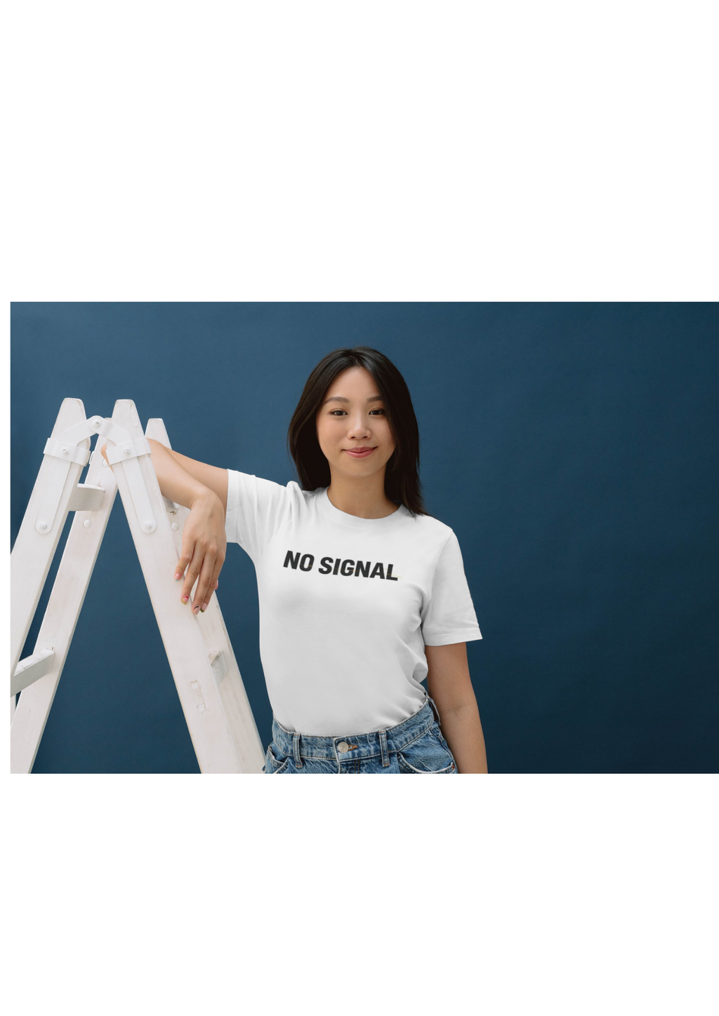 No Signal -minimalistyczna koszulka streetwear