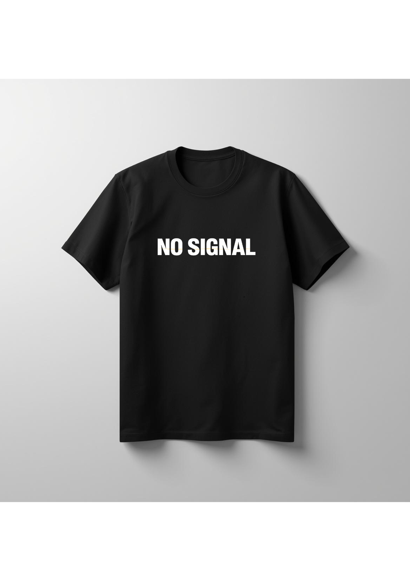 No Signal -minimalistyczna koszulka streetwear