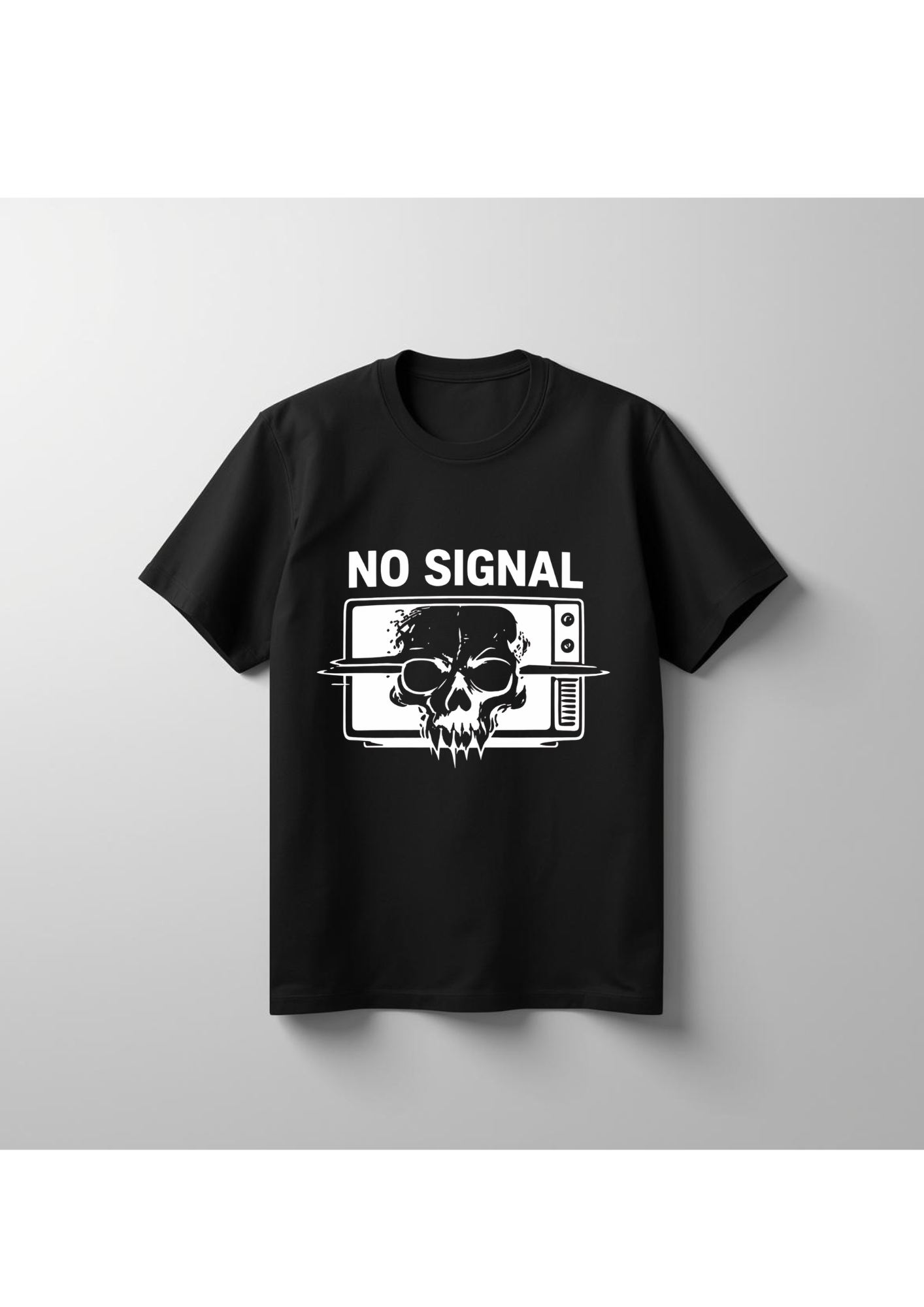 No Signal – koszulka z czaszką